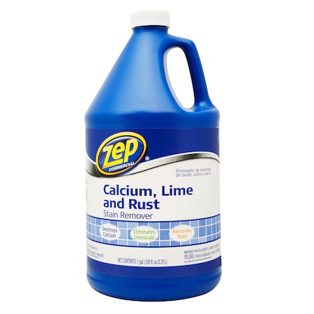 Zep Calcium, Lime & Rust Stain Remover, 1gal, PK4 ZUCAL128